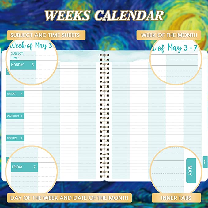Photo 2 of 2PC LOT
2021-2022 Planner - Weekly & Monthly Academic Planner July 2021 - June 2022 with Monthly Printed Tabs, 8"x 10", Perfect for Your Life

 Planner 2021-2022 - Planner from July 2021 - June 2022, 8'' x 10'', Lesson Plan Book, Weekly & Monthly Lesson P