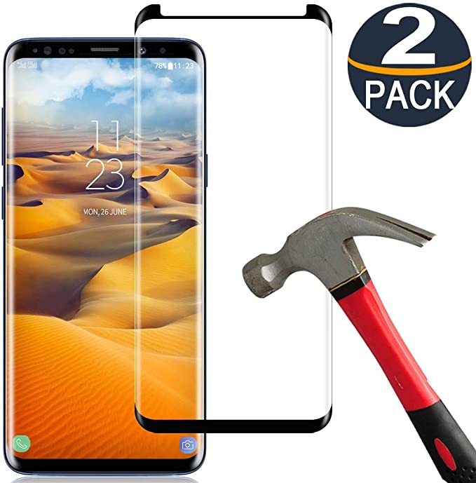 Photo 1 of 3PC LOT
[2 Pack] Samsung Galaxy S8 Plus Screen Protector Tempered Glass Film [Case Friendly][Anti-Bubble][3D Curved]Tempered Glass Screen Protector for Samsung Galaxy S8 Plus, 3 COUNT