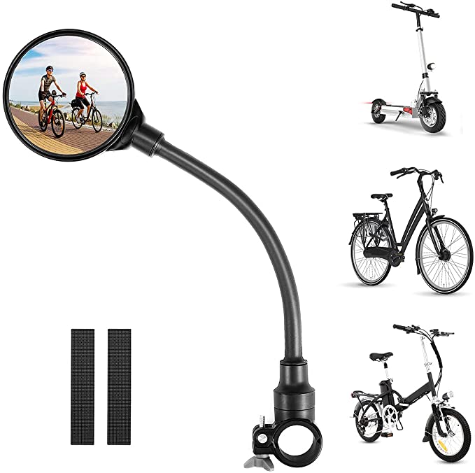 Photo 2 of 2PC LOT
BONWIN Flag Pole Holder Brackets, 1" Flag Pole Mounting Bracket with Hardwares for House Wall Mount, 1" Inner Diameter & Two Positions & Aluminium Alloy & Rust Free Coated - 2 Pack (Black+White)

Bike Mirror Round Bicycle Rearview mirror 360° Adju