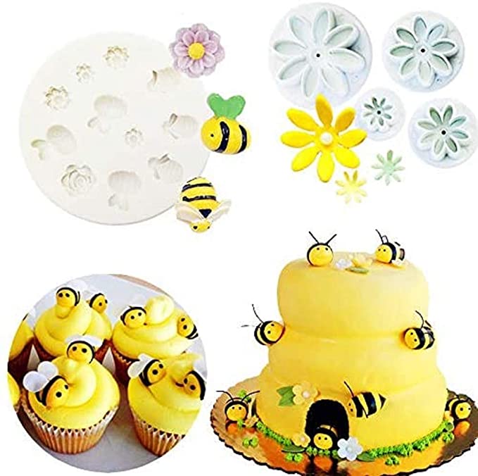 Photo 1 of 2PC LOT
Set of 5 JeVenis Bumble Bee Cake Decoration Bumble Bee Fondant Mold Bee Mold Daisy Flower Mold Sugar craft Cupcake Cake Projects for What Will It Bee Baby Shower Gender Reveal Party Decorations

Starhemei for OnePlus 9 Case [Not Fit OnePlus 9 Pro]