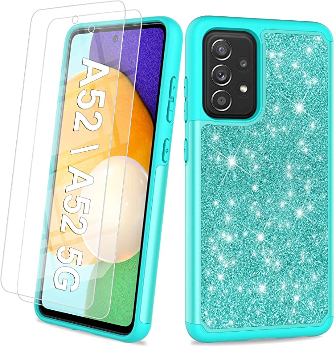 Photo 2 of 2PC LOT
Zhongmin Privacy Screen Protector for iPhone 12 pro max Anty-Spy Tempered Glass Screen Protector,2-Pack, (iPhone 12 pro Max)

Glitter Case for Samsung Galaxy A52 / Samsung Galaxy A52 5G / 4G | 6.5 Inch | Cute Sparkle Protective Cell Phone Basic Ca