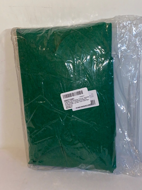 Photo 1 of 3 feet DIY Felt Christmas Tree Set, Including 28 DIY Children’s Christmas Ornaments, Christmas Gifts, and New Year’s Door Wall hangings 
FACTORY PACKAGED 