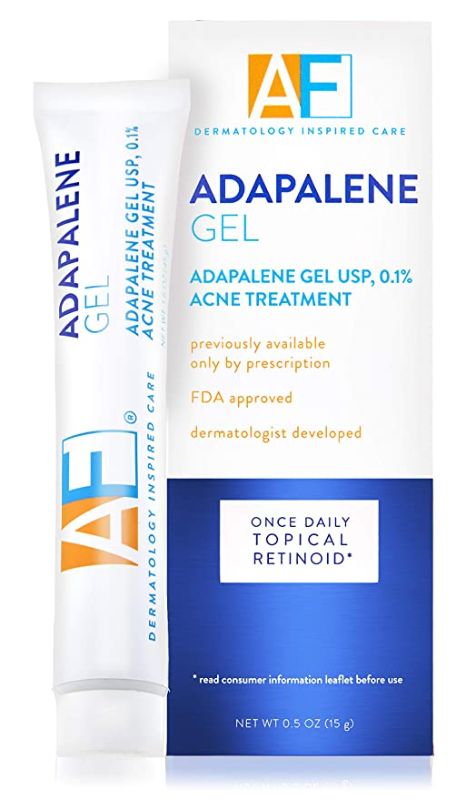 Photo 1 of 2PC LOT
Acne Free Adapalene Gel 0.1%, Once-Daily Topical Retinoid Acne Treatment, 30 Day Supply, 0.5 oz, 2 COUNT
EXP 11/2021