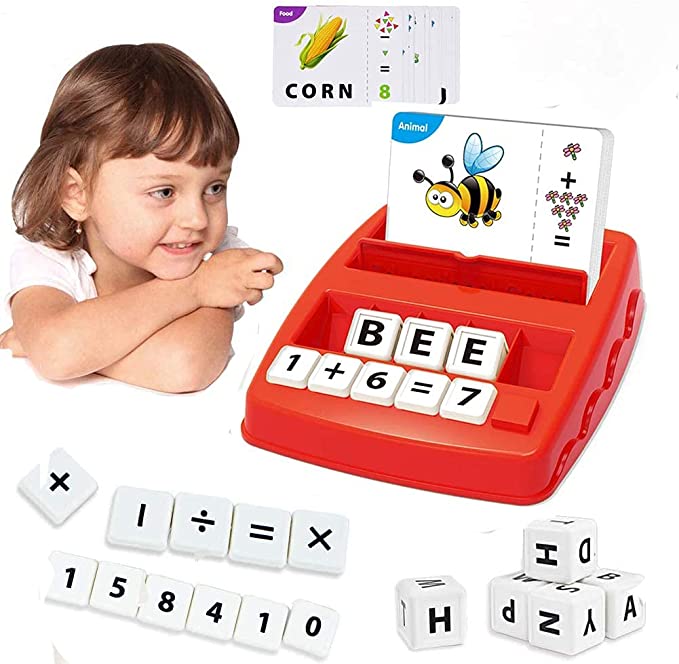 Photo 1 of Educational Toys for Kids, Matching Letter Game for Kids Spelling Games for Kids Ages Preschool Kindergarten Learning Toys Stocking Fillers Xmas Gift