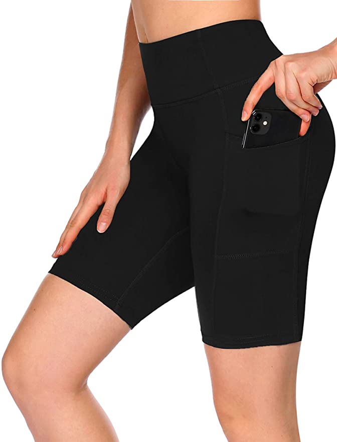 Photo 1 of COOrun Women Athletic Shorts High Waist Yoga Shorts Workout Running Compression Exercise Shorts Side Pockets
SIZE XL