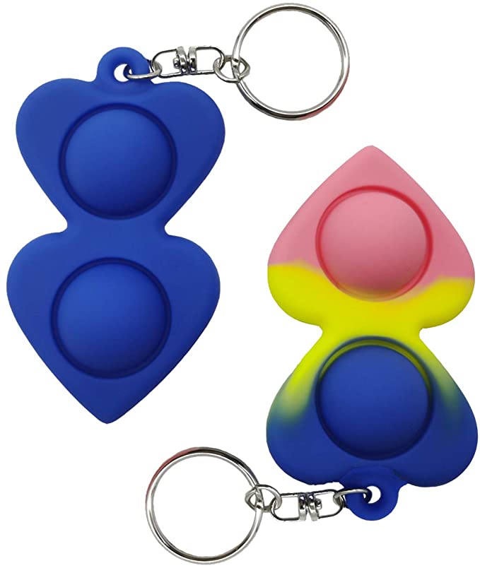 Photo 1 of 2PC LOT
Depointer Life Simple Dimple Fidget Toys, Decompression Toys That Easy to Carry, Simple Dimple Toy for Adults Silicone Sensory Toys Keychain Bubble Wrap Pop Toy, 2 COUNT