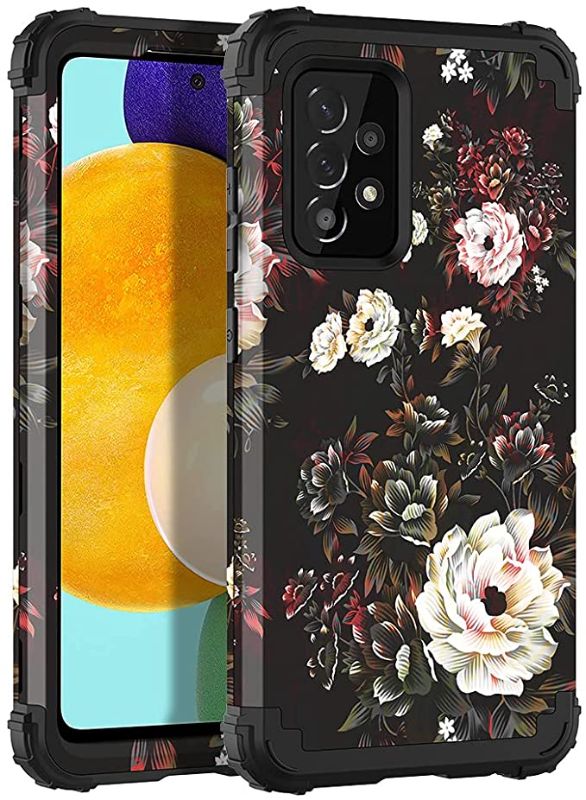 Photo 1 of 2PC LOT
Anynve Compatible with iPhone 12 Pro Max Case, Cute Glitter Sparkle Plating Case, Full Camera Lens Protection & Shockproof Edge Bumper TPU Case for iPhone 12 Pro Max [6.7 inches] -Green

T for Galaxy A52 5G Case Floral 3 in 1 Heavy Duty Hybrid Stu