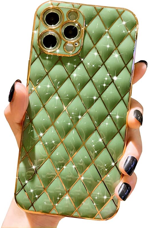 Photo 1 of 2PC LOT
Anynve Compatible with iPhone 12 Pro Max Case, Cute Glitter Sparkle Plating Case, Full Camera Lens Protection & Shockproof Edge Bumper TPU Case for iPhone 12 Pro Max [6.7 inches] -Green

T for Galaxy A52 5G Case Floral 3 in 1 Heavy Duty Hybrid Stu