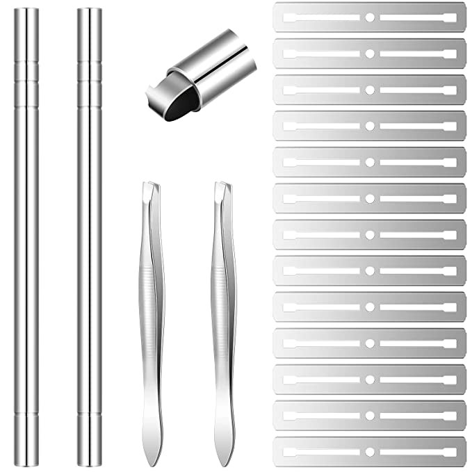 Photo 1 of 2PC LOT
24 Pieces Hair Tattoo Trim Hair Razor Pen for Hair Design Stainless Steel Face Shaping Device Include 2 Pieces Engraved Pens 20 Pieces Blades 2 Tweezers, 2 COUNT