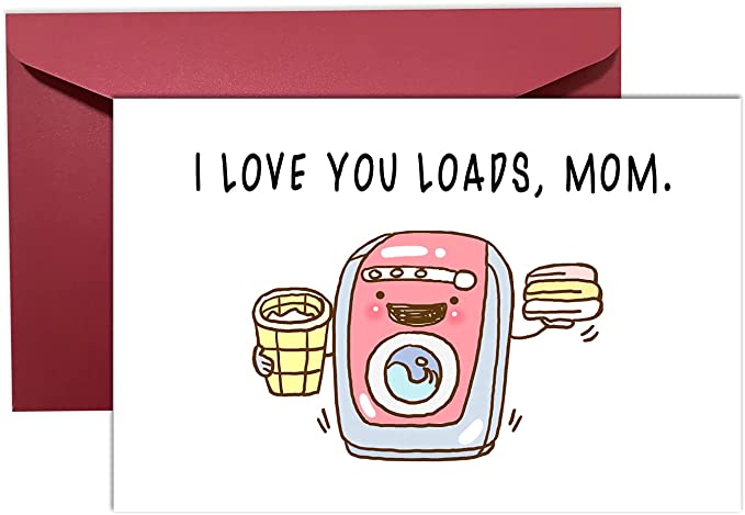 Photo 2 of 3PC LOT
Happy Mother's Day Card from Daughter - Sweet Paper Greeting Card for Mom - (The Love Between...)

Funny Washing Greeting Card for Mommy - Humorous Happy Mothers Day Card - (I Love You Loads, Mom)

Tombow 62107 Mono Adhesive Refill Permanent, 1/3-