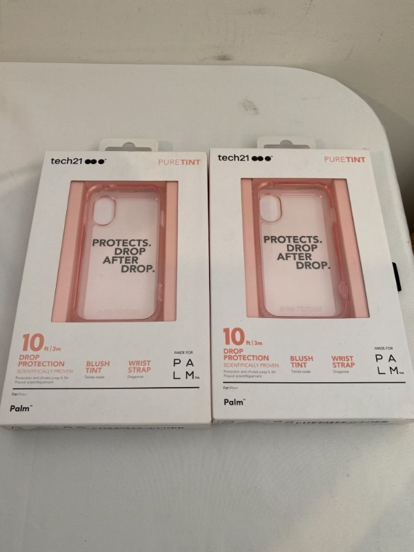 Photo 3 of 3PC LOT
Tech21 Pure Tint Series Hybrid Case for the Palm Companion Phone - Blush Pink, 2 COUNT

Charging Stand for Apple Watch, MAPUCE Desk Watch Stand Holder Charging Dock Station Compatible with Apple Watch Series SE/Series 6/5 / 4/3 / 2/1 / 44mm / 42mm