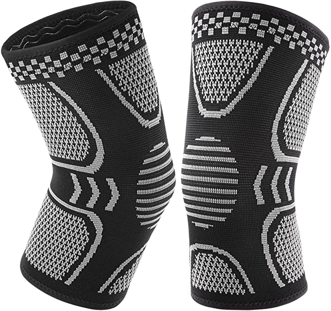 Photo 1 of 2PC LOT
1 Pair Knee Brace for Knee Pain Women Men Copper Knee Braces Compression Sleeves Support for Working Out Running Sport Arthritis, 2 COUNT
SIZE L