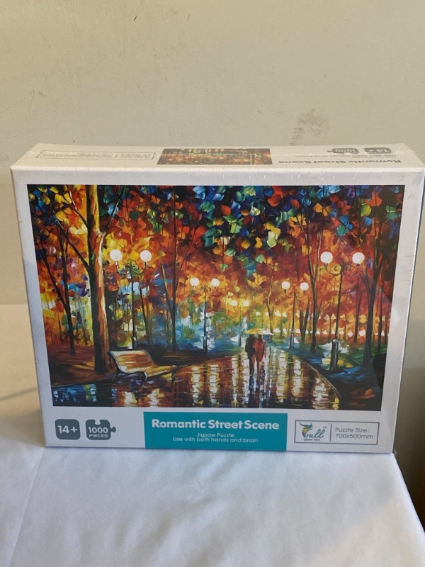 Photo 2 of Puzzles for Adults 1000 Piece Jigsaw Puzzles 1000 Pieces for Adults Walking in the Rain Puzzle Toy Gifts Home Decoration
FACTORY SEALED