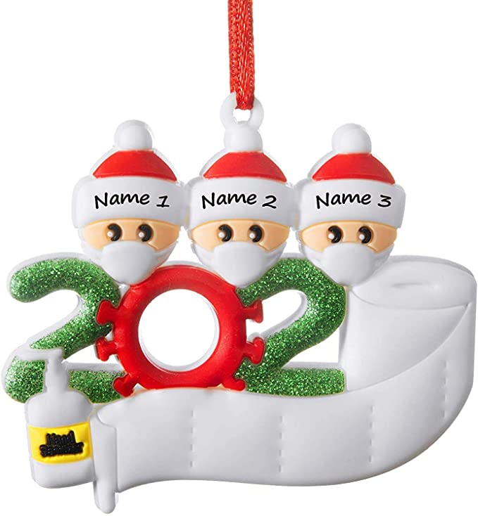 Photo 1 of 3PC LOT
BGTTE 2021 Christmas Ornament Quarantine Survivor Personalized Decorating Gifts?Decorative Hanging Ornaments for Kids, Family, Small Christmas Tree (Family of 3), 2 COUNT

Set of 5 Mesh Laundry Bags for Delicates with Premium Zipper, Travel Storag