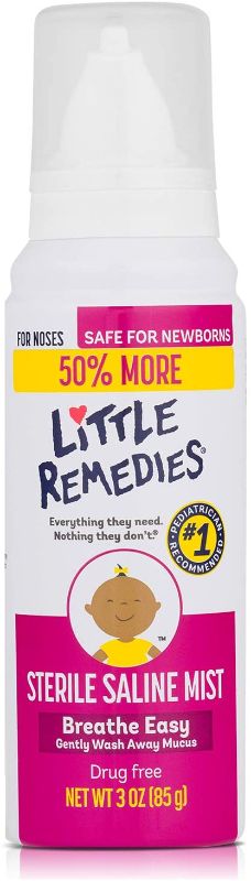 Photo 2 of 2PC LOT
Gerber 2nd Foods Peas, 4 Ounce Tubs, 2 Count (Pack of 8), EXP 08/31/2021

Little Remedies Sterile Saline Nasal Mist, Safe for Newborns, 3 fl oz, 12/2022