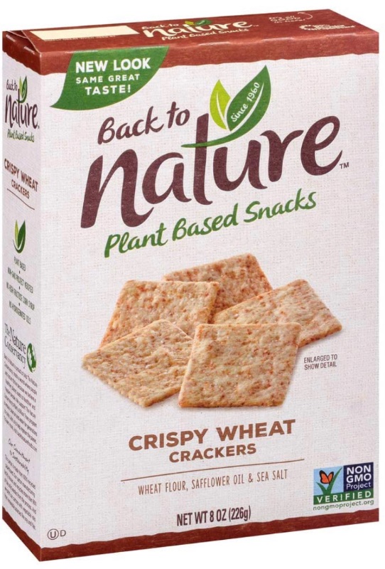 Photo 1 of Back to Nature Crackers, Non-GMO Crispy Wheat, 8 Ounce

Back to Nature Non-GMO Crackers, Organic Roasted Garlic & Herb, 6 Ounce 3 boxes