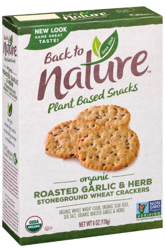 Photo 1 of Back to Nature Crackers, Non-GMO Crispy Wheat, 8 Ounce

Back to Nature Non-GMO Crackers, Organic Roasted Garlic & Herb, 6 Ounce 3 boxes