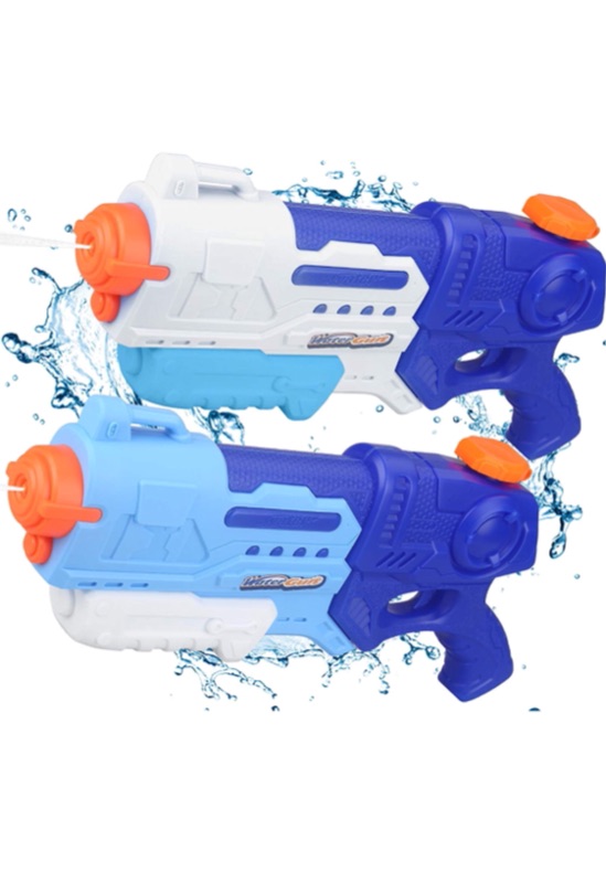 Photo 1 of Water Gun 2 Pack Water Guns for Kids Adults 900CC , Squirt Guns Water Blaster Long Range Toy Gun Gifts for Boys Girls, Summer Swimming Pool Beach Sand Outdoor Toys