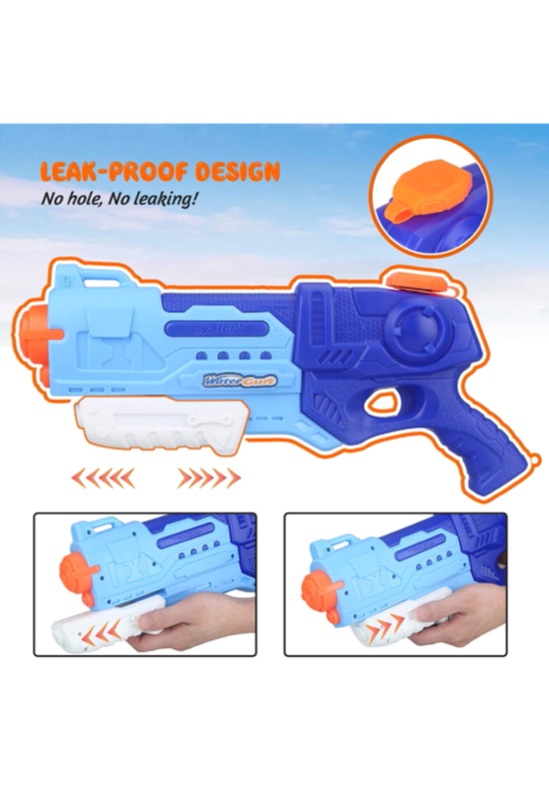 Photo 3 of Water Gun 2 Pack Water Guns for Kids Adults 900CC , Squirt Guns Water Blaster Long Range Toy Gun Gifts for Boys Girls, Summer Swimming Pool Beach Sand Outdoor Toys