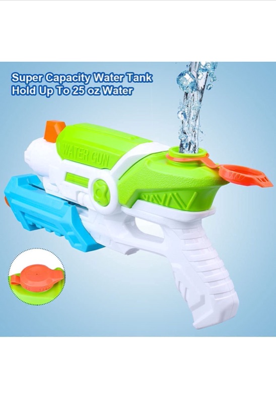 Photo 5 of Aottom Water Guns for Kids - 3 Pack Super Squirt Guns Water Blaster Soaker Gun - 740CC High Capacity Summer Swimming Pool Beach Sand Outdoor Water Fighting Play Toys Gifts for Boys Girls