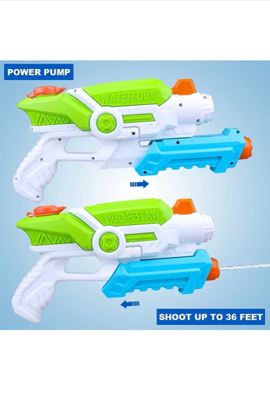 Photo 4 of Aottom Water Guns for Kids - 3 Pack Super Squirt Guns Water Blaster Soaker Gun - 740CC High Capacity Summer Swimming Pool Beach Sand Outdoor Water Fighting Play Toys Gifts for Boys Girls