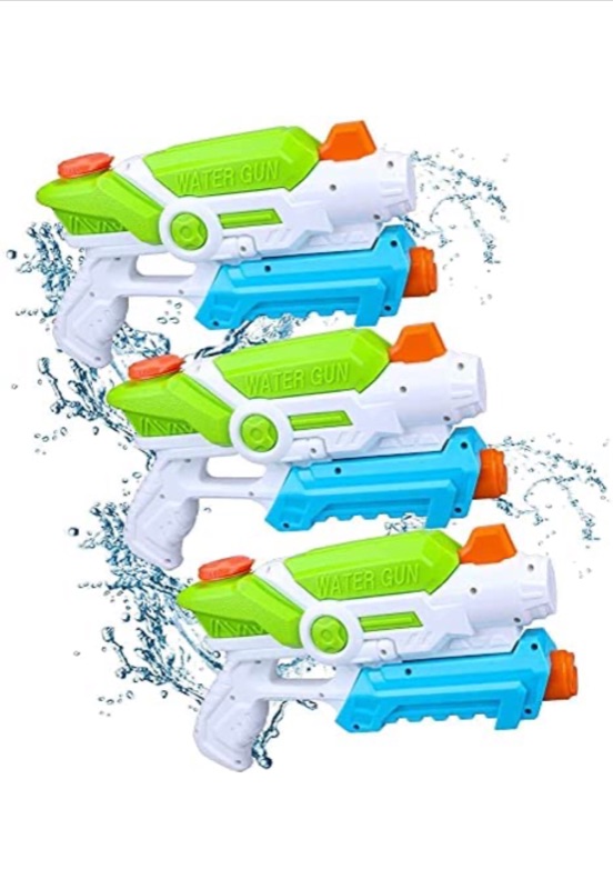 Photo 1 of Aottom Water Guns for Kids - 3 Pack Super Squirt Guns Water Blaster Soaker Gun - 740CC High Capacity Summer Swimming Pool Beach Sand Outdoor Water Fighting Play Toys Gifts for Boys Girls