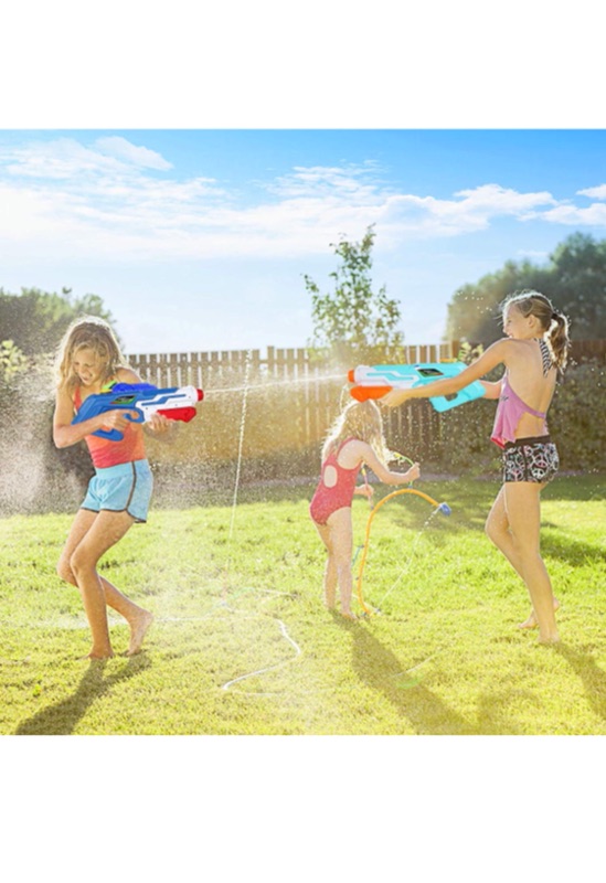 Photo 6 of Water Guns for Kids,2 Pack Super Squirt Guns for Boys Girls Adults, 970CC Water Pistol for Summer Swimming Pool Beach Sand Outdoor Water Fighting Play Toys