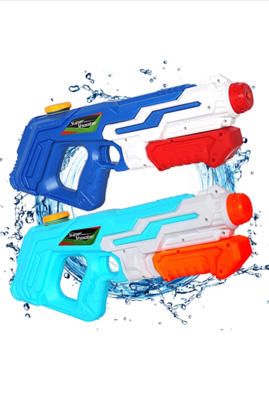 Photo 1 of Water Guns for Kids,2 Pack Super Squirt Guns for Boys Girls Adults, 970CC Water Pistol for Summer Swimming Pool Beach Sand Outdoor Water Fighting Play Toys