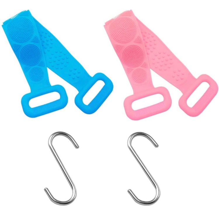 Photo 1 of 2Pcs Silicone Back Scrubber for Shower, Bath Body Brush, Spa Massage Skin Care Tool For Sensitive And All Kinds Of Skin, Comfortable Body Scratcher Brushes (blue and pink)+2pcs Hanging Hooks 2 packs


GeeRic Dog Bandanas Daisies Kerchief Set 4 Pack Triang