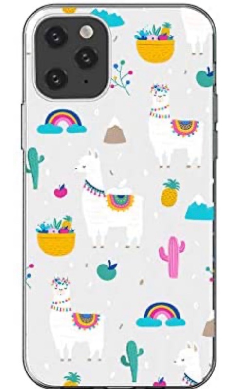 Photo 2 of [2 Pack] CTYBB Compatible with iPhone 12 Case, Compatible with iPhone 12 Pro Case, 6.1 inch, Black + Clear

iPhone 12 (6.1 inch) Case,Blingy's Cute Animal Style Transparent Clear Soft TPU Protective Case Compatible for iPhone 12 6.1" 2020 Release (Rainbow