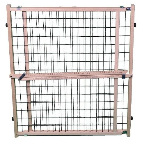 Photo 1 of MyPet Extra Wide Wire Mesh Dog Gate - 29.5"-50 - Brown