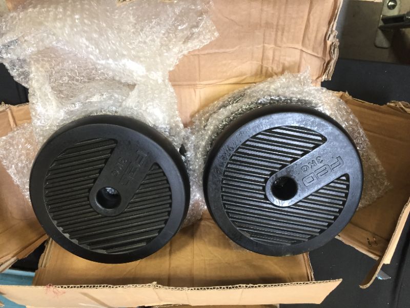 Photo 1 of 6 3kg weight plates 