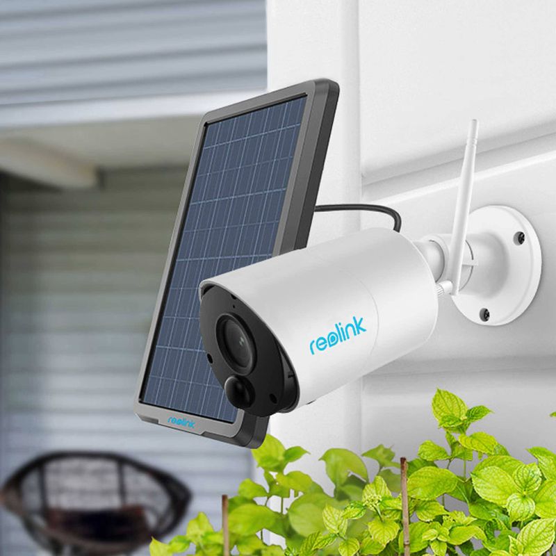 Photo 1 of Reolink Argus ECO rlarge Wi-Fi IP CCTV camera 1920 x 1080 p with small solar panel 