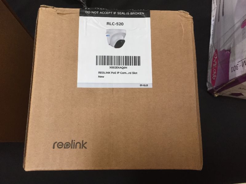 Photo 2 of REOLINK PoE IP Camera Outdoor 5MP(2560x1920 at 30 FPS) HD Video Surveillance Work with Smart Home, 100ft IR Night Vision, Motion Detection, Up to 128GB Micro SD Card(Not Included), RLC-520 - factory sealed 
