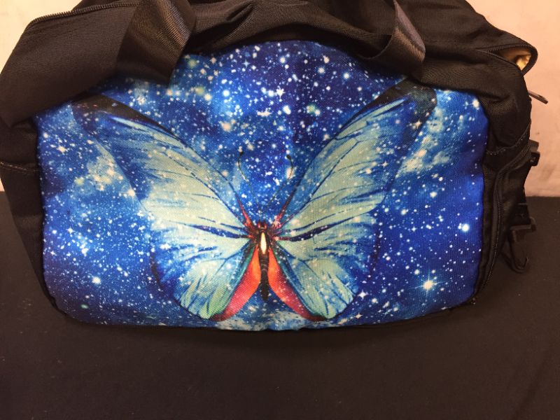 Photo 2 of butterfly duffle bag 