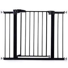 Photo 1 of incomplete BABELIO Metal Baby Gate with Wireless Alarm---------missing hardware 