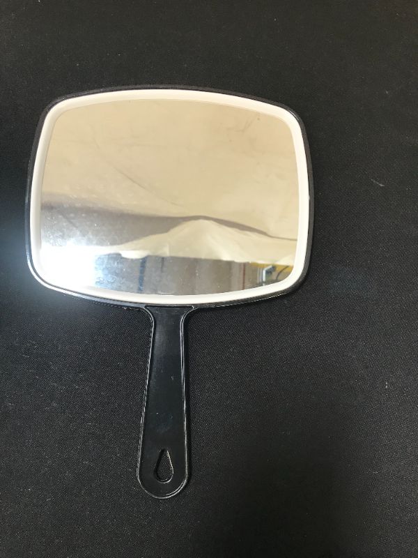 Photo 2 of  Large Hand Mirror, Multi-Purpose Mirror with Distortion-Free Reflection---PACK OF 2 