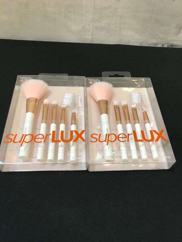 Photo 1 of BEAUTY 360 BRUSH SET ROSE GOLD ---SET OF 2 