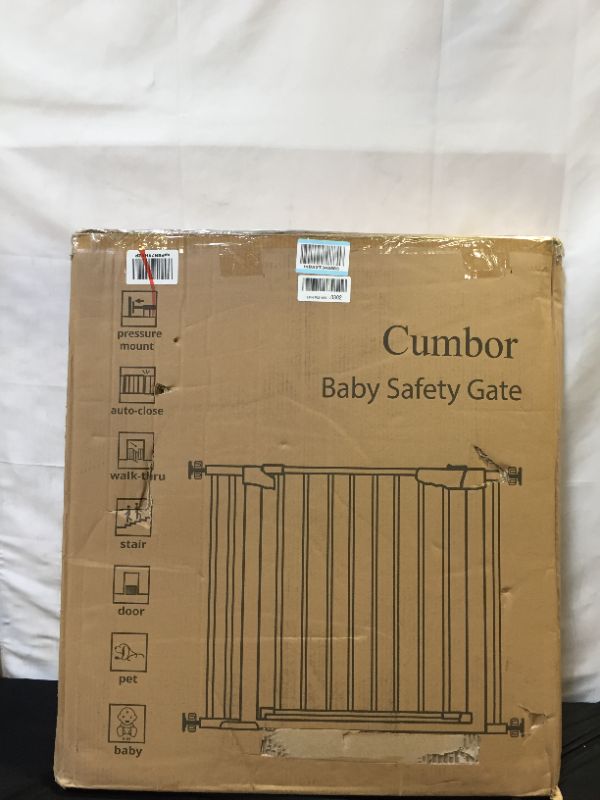 Photo 2 of Cumbor 40.6"Dog Gates for Stairs and Doorways
baby safety gate 