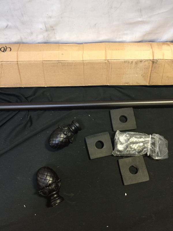 Photo 1 of Exclusive Home Curtains 1 Acorn Curtain Rod and Finial Set