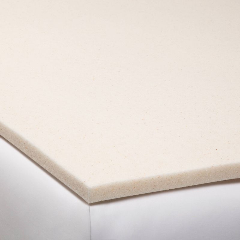 Photo 1 of 1.5" Copper Infused Gel Memory Foam Mattress Topper Beige - Made by Design (possible hole)
Size: King
