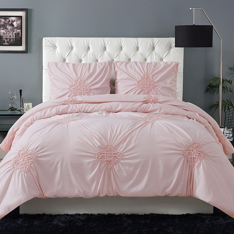 Photo 1 of Christian Siriano Georgia Rouched 2 Piece Twin Xl Comforter Set Bedding
Size: Twin/Twin XL
