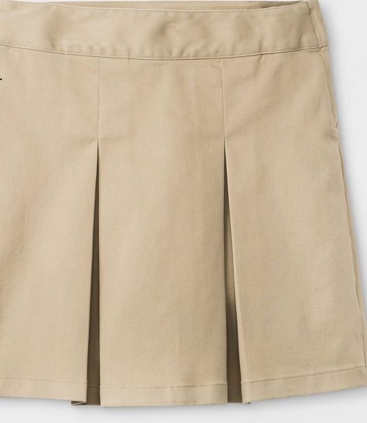 Photo 1 of Girls  Uniform Pleated Twill Skort
size 4