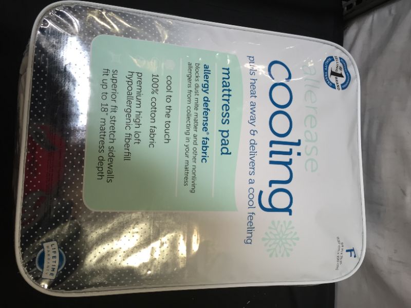 Photo 2 of Full Cooling Mattress Pad - Allerease
Size: Full