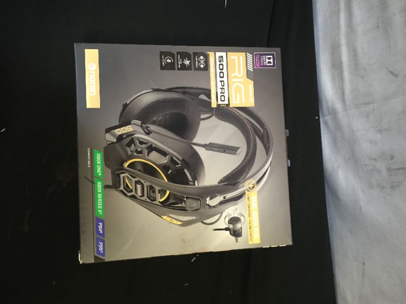 Photo 4 of Plantronics RIG 500 PRO HC High Resolution Surround Ready Gaming Headset for Console

