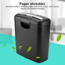 Photo 1 of Ejoyous 110V Home Office Electric Shredder for Paper and Credit Card Strip Cut Destroy (US plug), Heavy duty paper shredder, Office equipment
