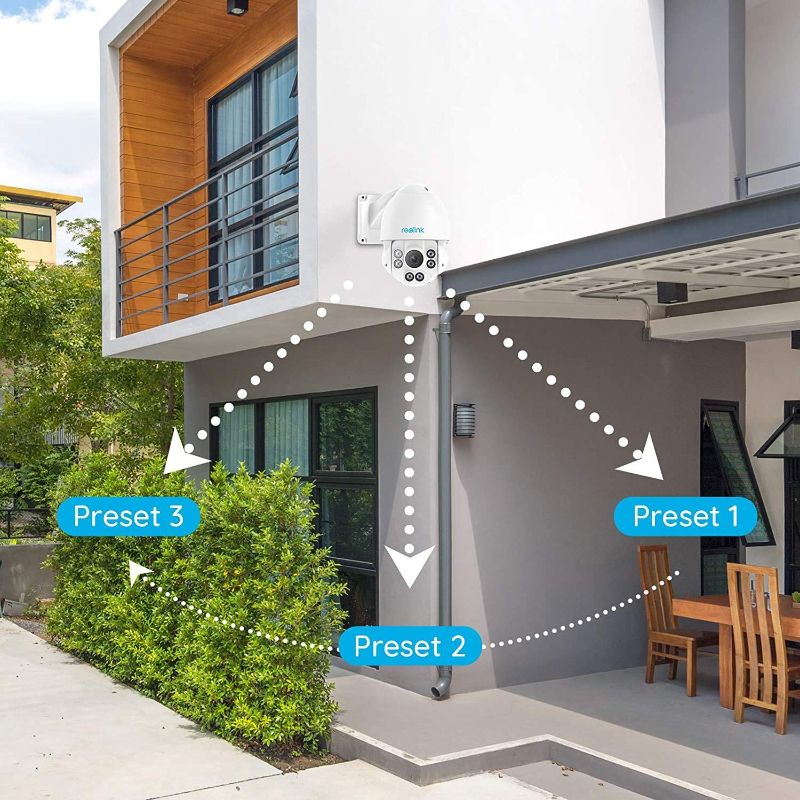 Photo 2 of REOLINK PTZ Security Camera Outdoor 5MP (2560x1920) Super HD, 360° Pan 90° Tilt, 4X Optical Zoom, 2.7-12 mm Motorized Auto-Focus Lens, 190ft IR Night Vision, IP66 Waterproof, PoE IP Camera, RLC-423
