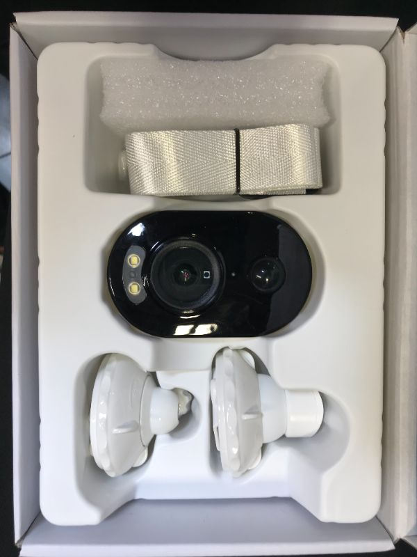 Photo 1 of Spotlight Security Camera Wireless Outdoor Wire-Free Battery/Solar Powered, PIR Motion Activated Video Record, 1080P Night Vision, Two-Way Talk, Built-in Siren, for Home Surveillance Reolink Argus 3 Solar Panel not included
