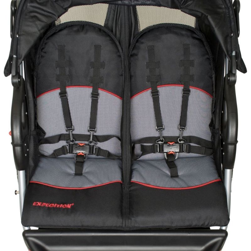 Photo 3 of Baby Trend Expedition Double Jogger Stroller, Millennium
