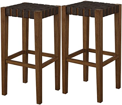 Photo 1 of Ball & Cast Kitchen Room Counter Stool 30 Inch Seat Height Brown Set of 2

